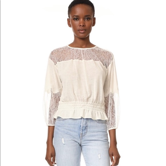 Tops - 🎈40% off 🎈Cotton and Lace top by Leur Logette Petit, size 3